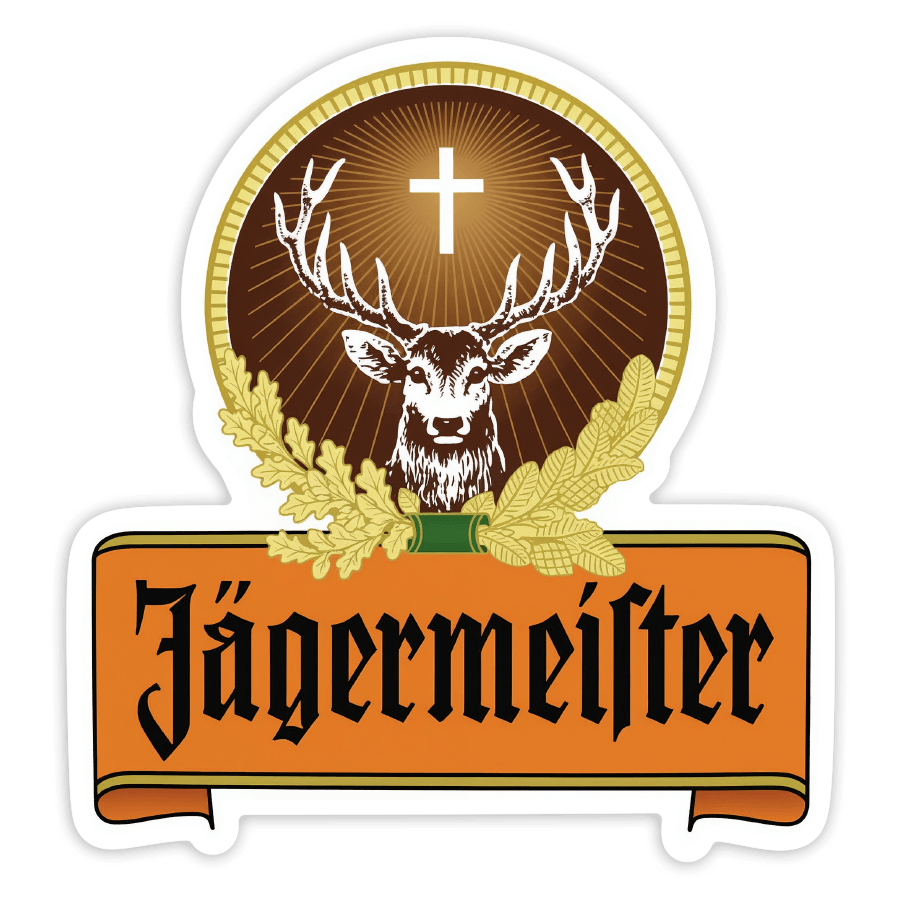 Aufkleber: Jägermeister Retro Logo