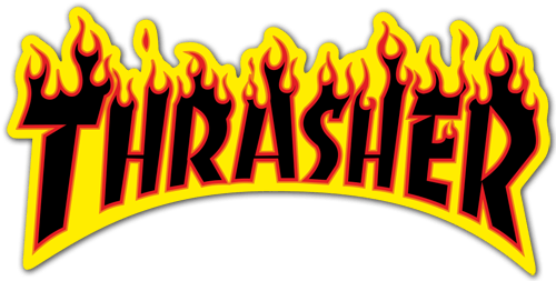 Aufkleber: Thrasher Feuer