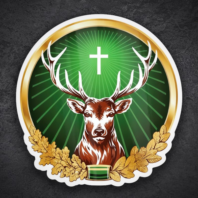 Aufkleber: Jägermeister Hirsch Logo