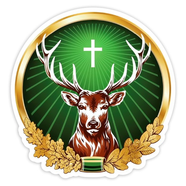 Aufkleber: Jägermeister Hirsch Logo