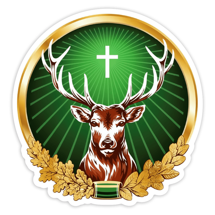 Aufkleber: Jägermeister Hirsch Logo