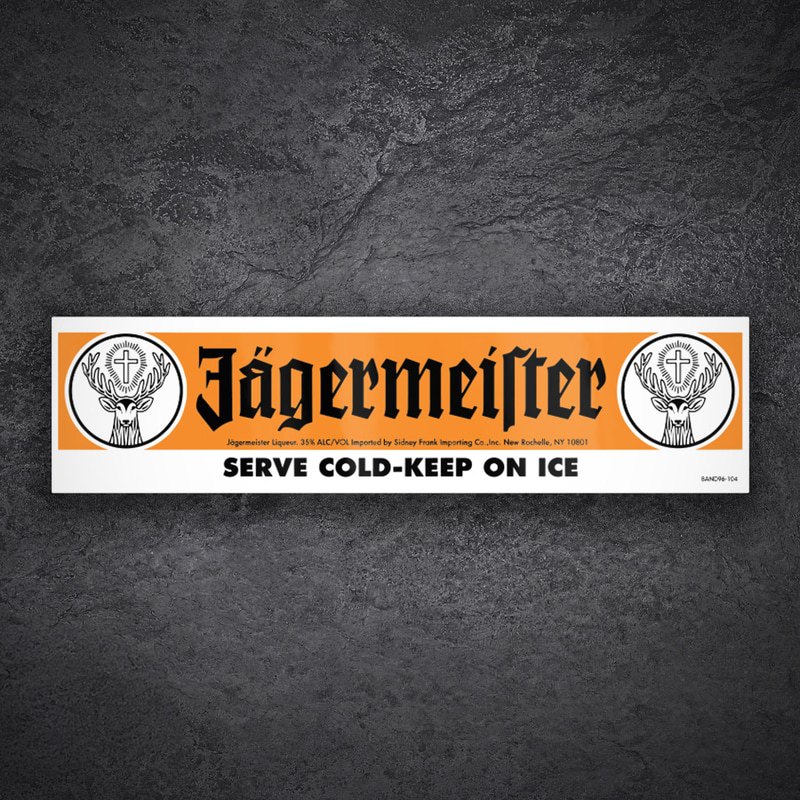 Aufkleber: Jägermeister Serve Cold Ice