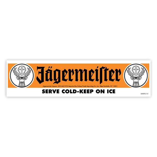 Aufkleber: Jägermeister Serve Cold Ice