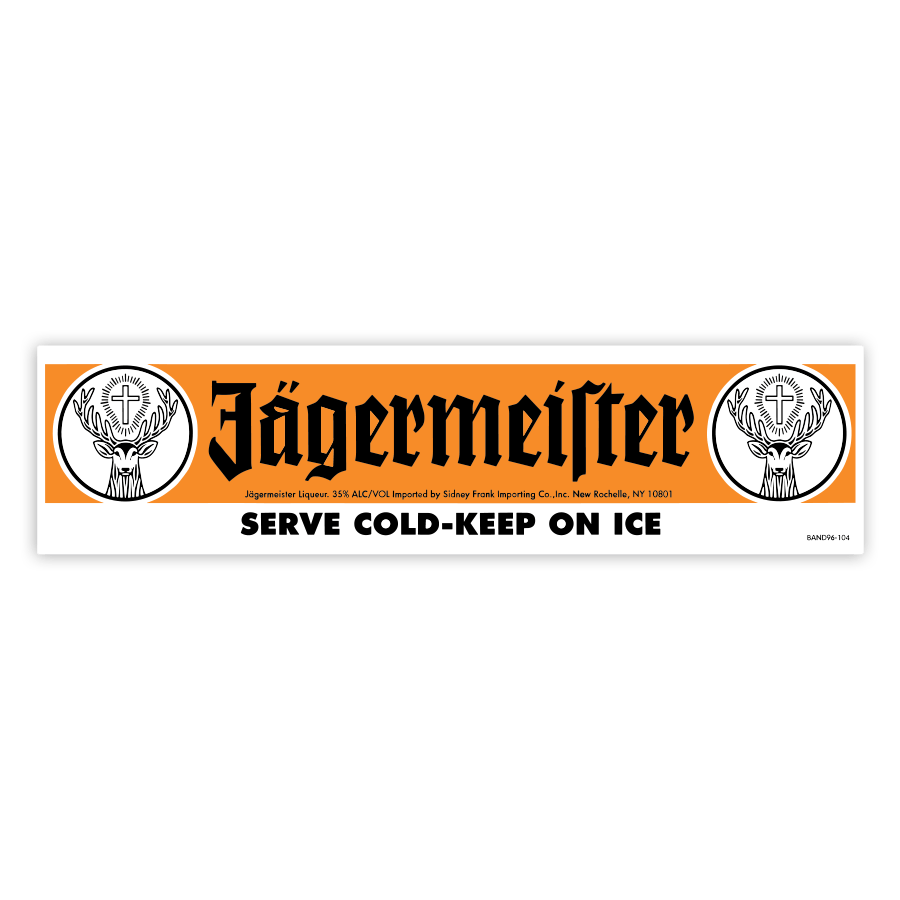 Aufkleber: Jägermeister Serve Cold Ice