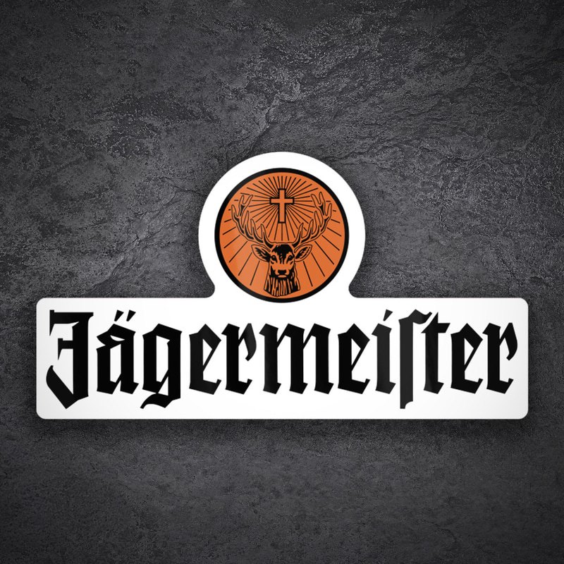 Aufkleber: Jägermeister Hirsch Logo 2