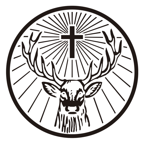 Aufkleber: Jägermeister Hirsch Schnitt