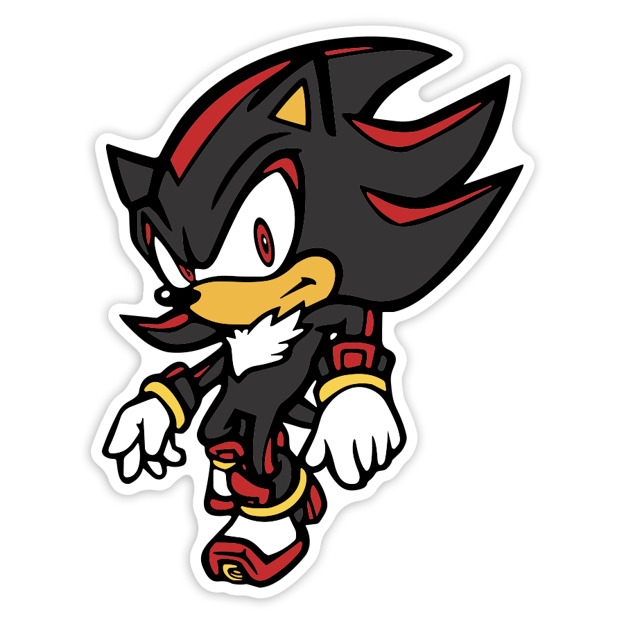 Aufkleber: Shadow the Hedgehog
