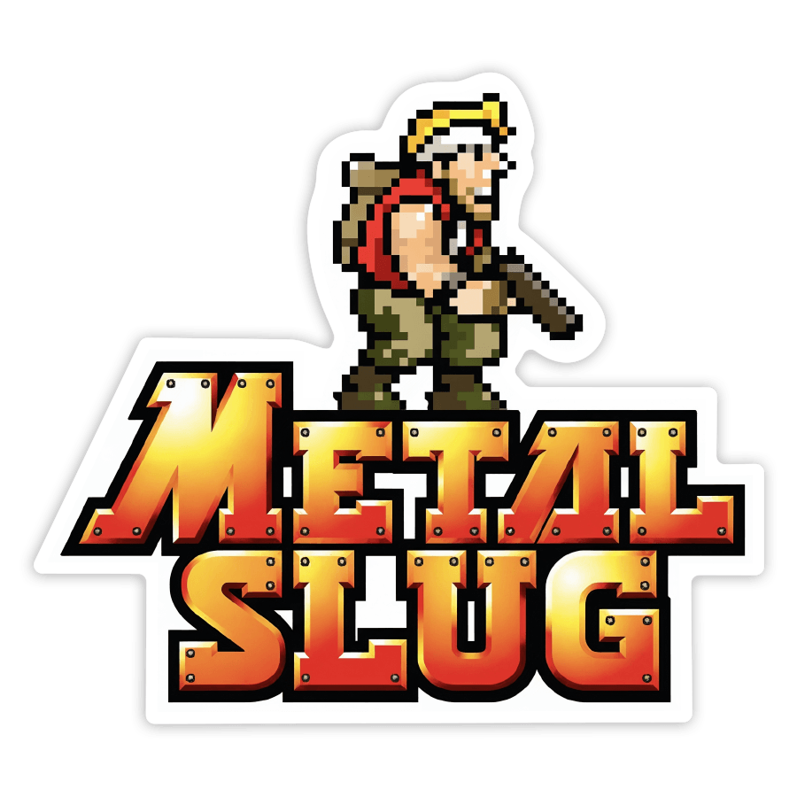 Aufkleber: Metal Slug Retro Pixel