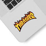 Aufkleber: Thrasher Flaming Logo 4