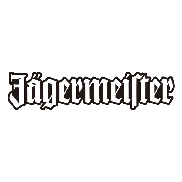 Aufkleber: Jägermeister Doppelter Schnitt