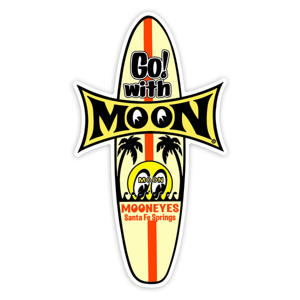 Aufkleber: Go with Moon Mooneyes Santa Fe