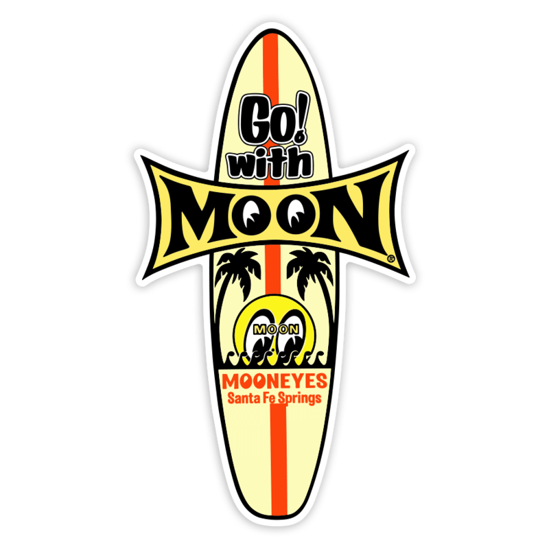 Aufkleber: Go with Moon Mooneyes Santa Fe