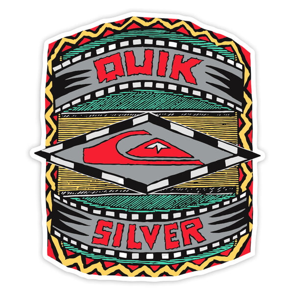 Aufkleber: Quiksilver Tribal Retro