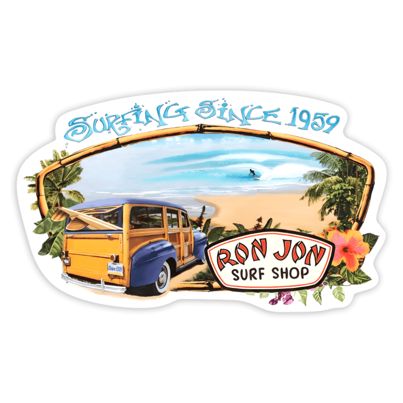 Aufkleber: Ron Jon Surfing Since 1959