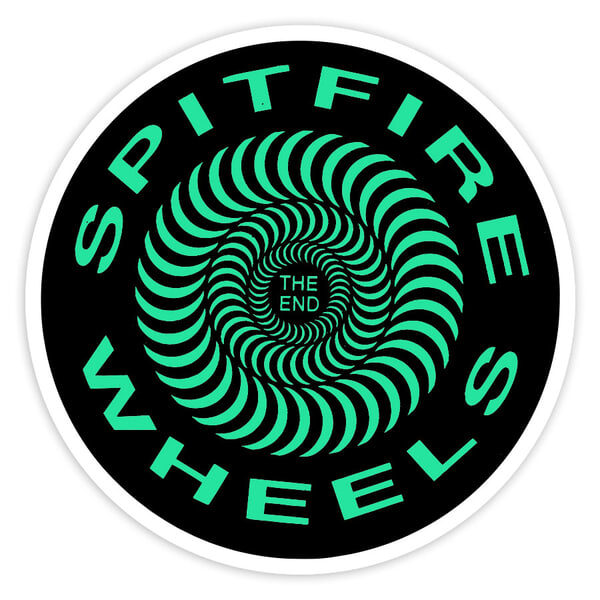 Aufkleber: Spitfire Wheels Grün