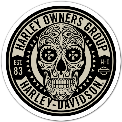 Aufkleber: Harley Owners Group