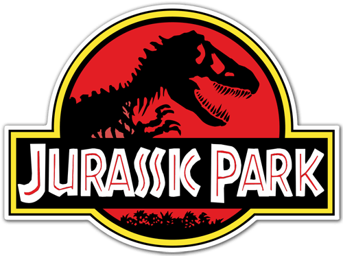 Aufkleber: Jurassic Park Logo