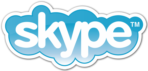 Aufkleber: Skype