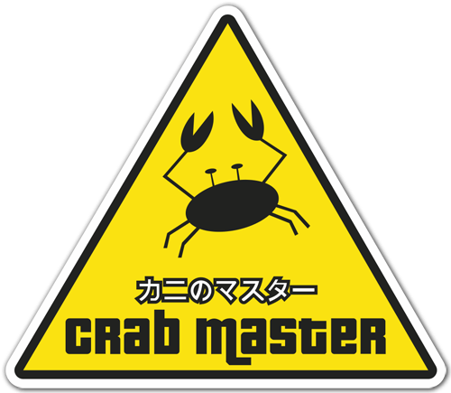 Aufkleber: Crab Master
