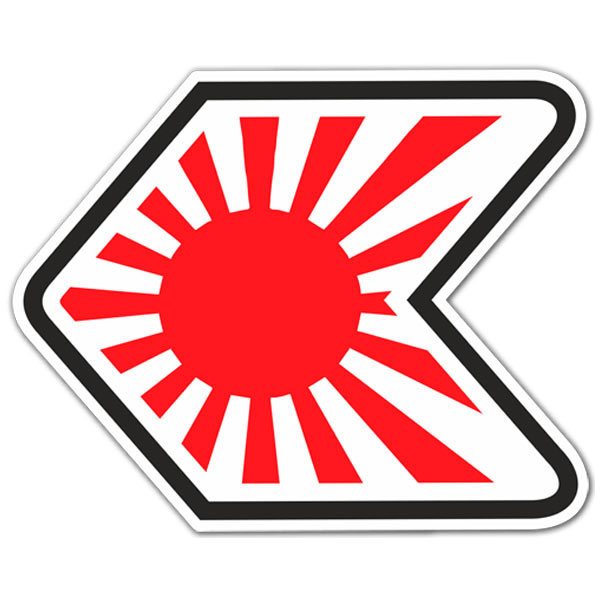 Aufkleber: Japan JDM Rising Sun Badge