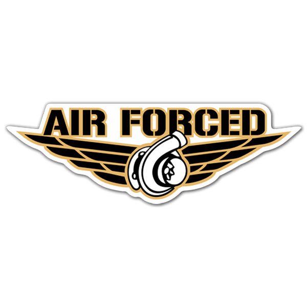 Aufkleber: Air Forced