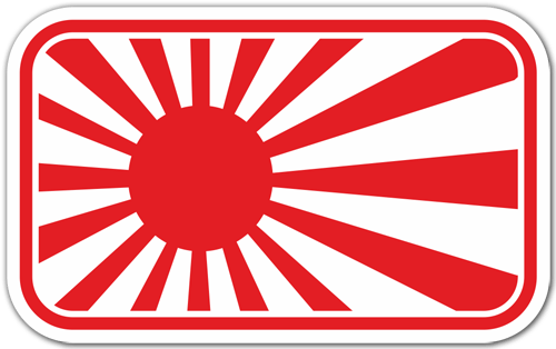 Aufkleber: Japan