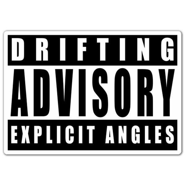 Aufkleber: Drifting Advisory Explicit Angles