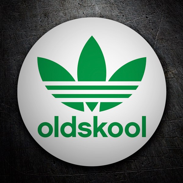 Adidas logo green online