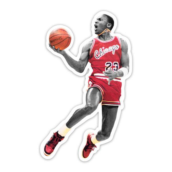 Aufkleber: Michael Jordan (Chicago Bulls)