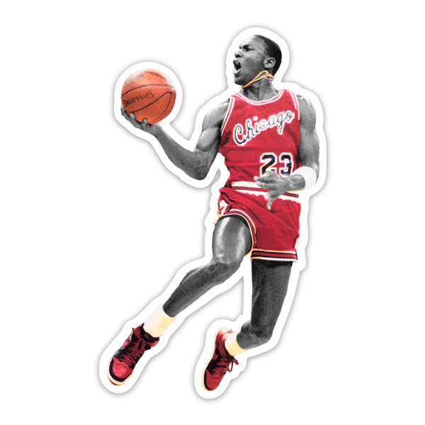 Aufkleber: Michael Jordan (Chicago Bulls)