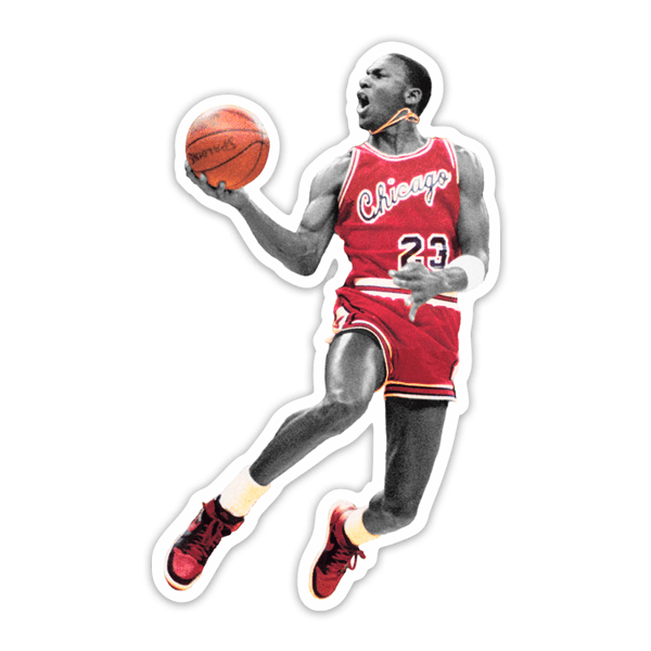 Aufkleber: Michael Jordan