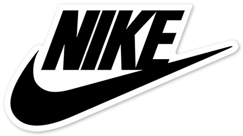 Aufkleber: Nike auf Ihrem Logo