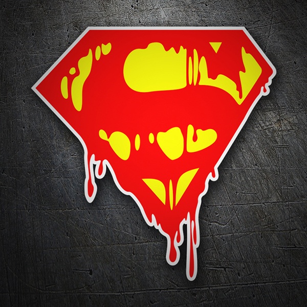 Aufkleber: Superman Graffiti