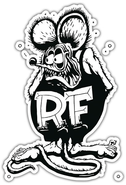 Aufkleber: Rat Fink