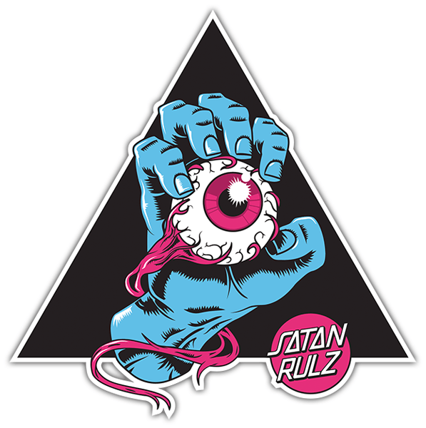 Aufkleber: Satan Rulz