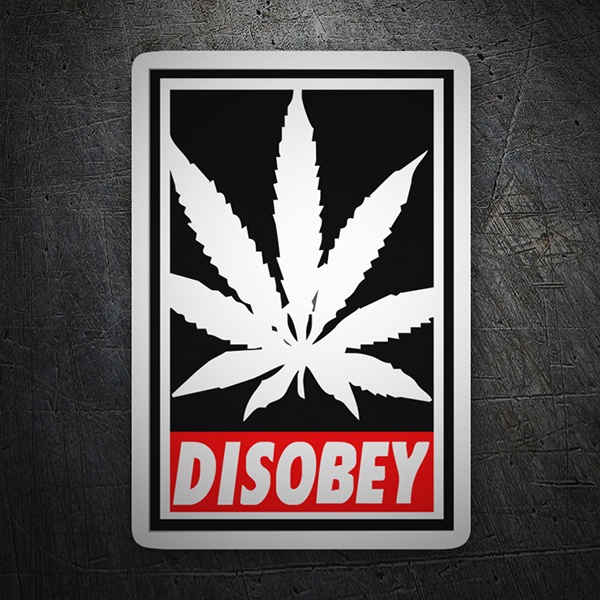 Aufkleber: DISOBEY