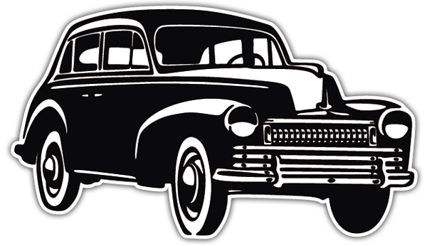 Aufkleber: Ford Deluxe Coupe 1940