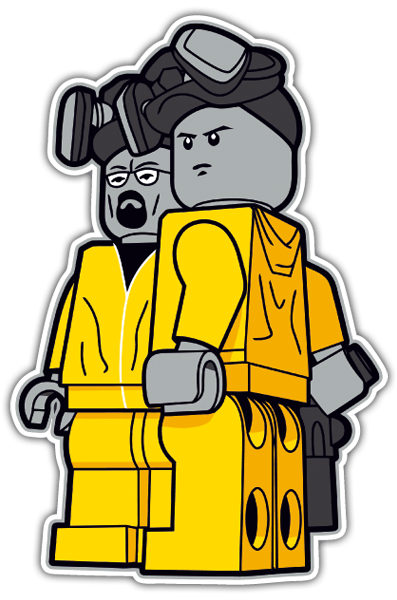 Aufkleber: Breaking Bad Lego