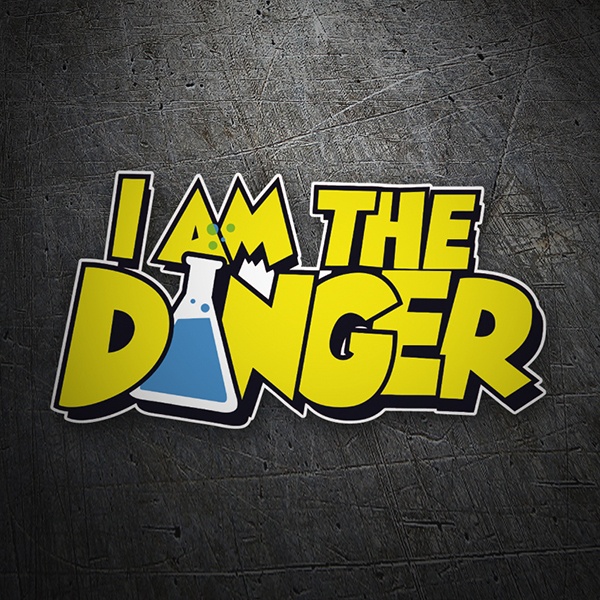 Aufkleber: Breaking Bad I am the Danger
