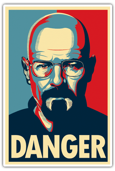 Aufkleber: Breaking Bad Danger