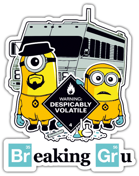 Aufkleber: Breaking Bad Minion