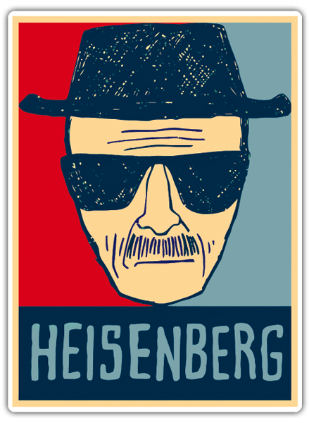 Aufkleber: Breaking Bad Heisenberg 2