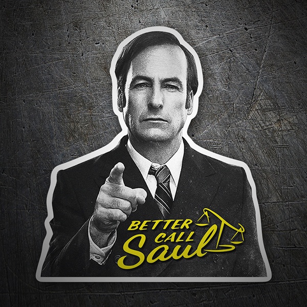 Aufkleber: Breaking Bad Better call Saul