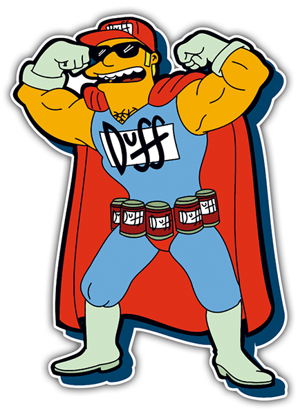 Aufkleber: Duffman