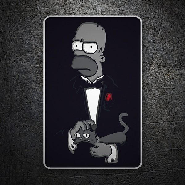 Aufkleber: The Godfather Homer