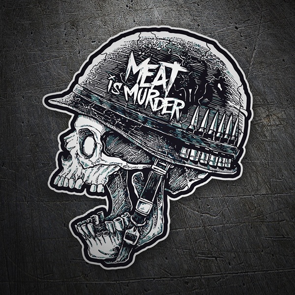 Aufkleber: Meat is Murder