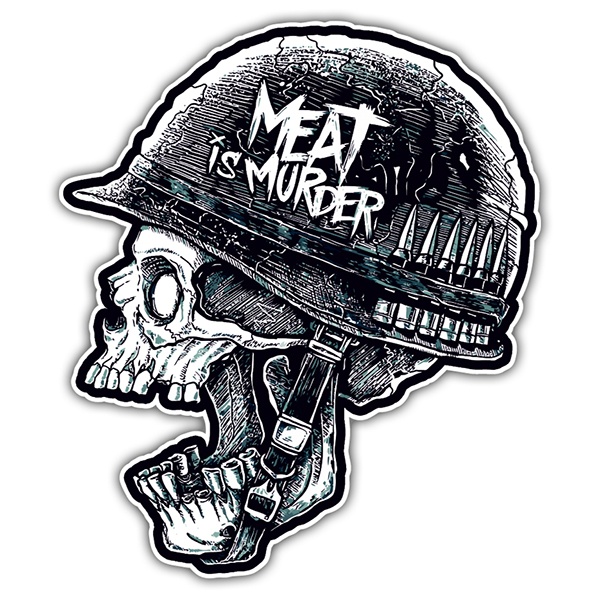 Aufkleber: Meat is Murder