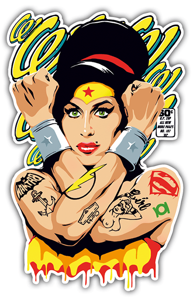 Aufkleber: Amy Winehouse
