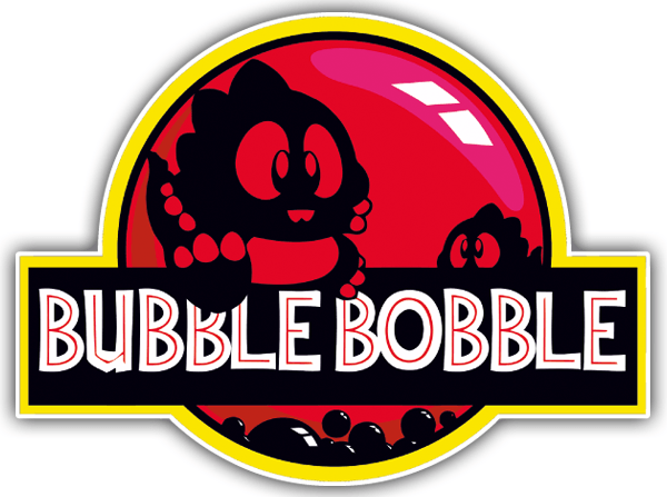 Aufkleber: Bubble bobble