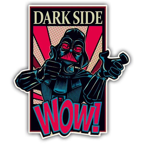 Aufkleber: Dark Side